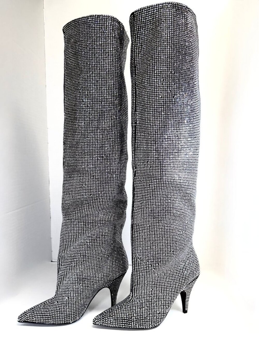 Steve Madden - Crushing Rhinestone Slouch Boots